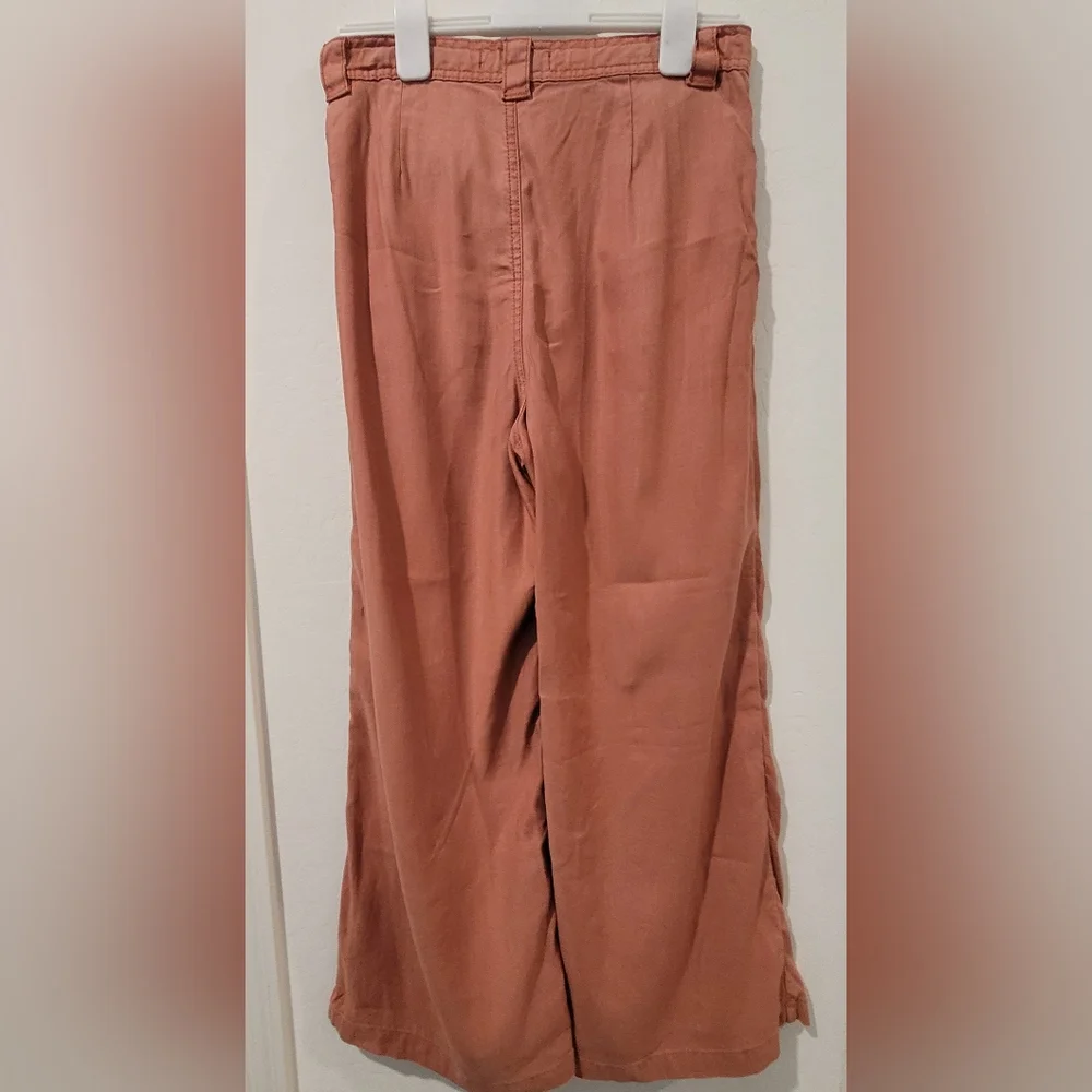 Hudson Jeans Orange Wide Leg Jeans